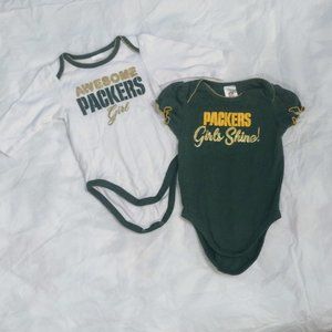 Baby Girl Green Bay Packers Bodysuit